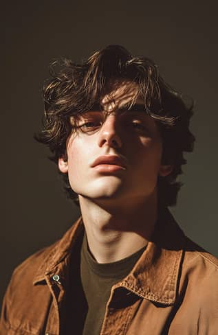 Men’s Classic Brown Casual Jacket